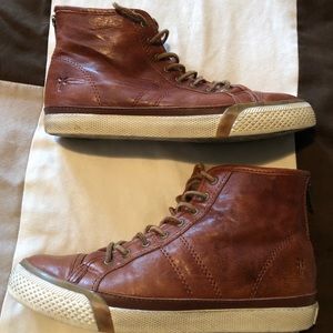 FRYE Hightop Leather Sneakers
